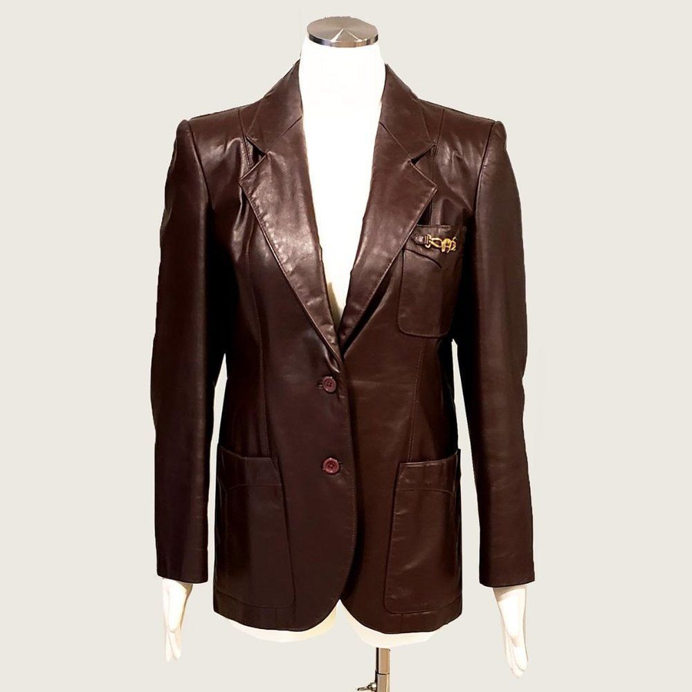 Etienne Aigner Leather Jacket
